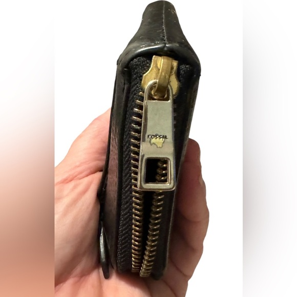 FOSSIL Sydney Black Leather Wallet - Picture 4 of 5